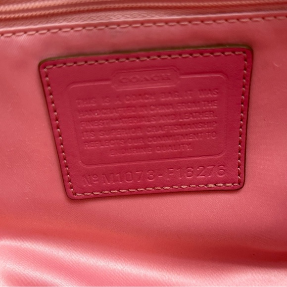 Coach Beige and Pink Floral Tote - Picture 7 of 8